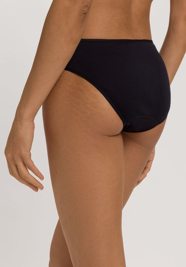 Kalea Floral Embroidered Hi-Cut Briefs | Black 70849-019